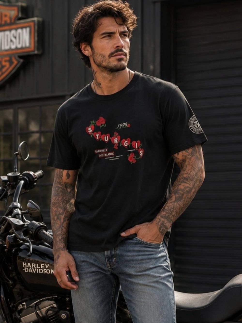 Vintage Sturgis Motorcycle Rally t-shirt 1998 size XXL